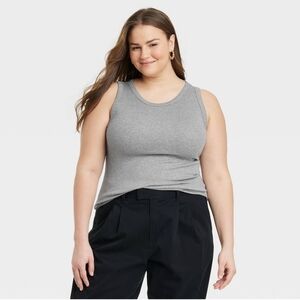 Gray Sleeveless Women's Top